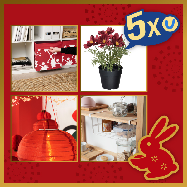 購買FÖSSTA農曆新年系列產品即賺5x積分！